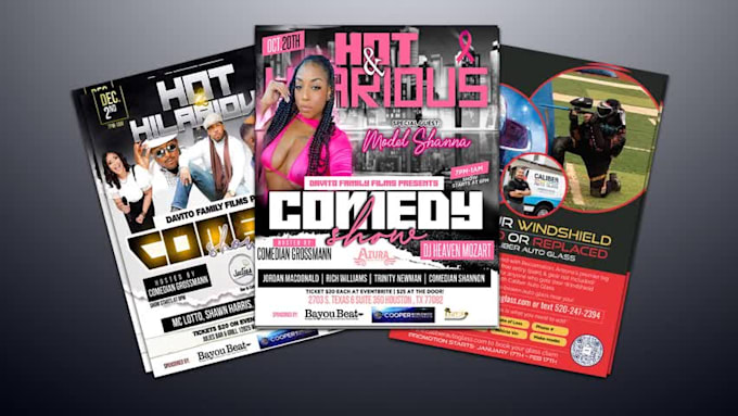 design creative flyer, sale sheet, poster in 6hrs