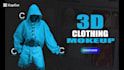 make 3d clothing mockup, fashion animation from your2d idea