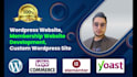 create wordpress website, membership website development, custom wordpress site