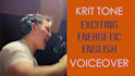 do exciting energetic english voiceovers