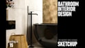 create bathroom interior design and realistic renderings