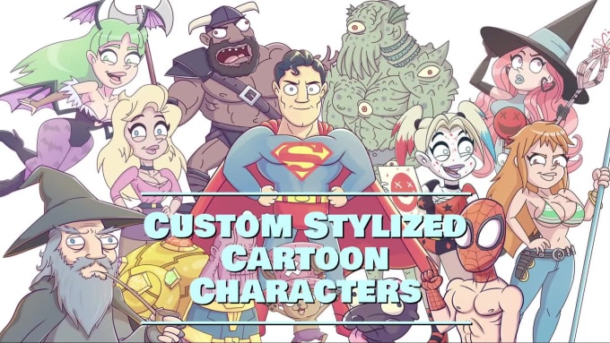 Create custom characters and fanart in a cartoon style by Csvanstromer |  Fiverr