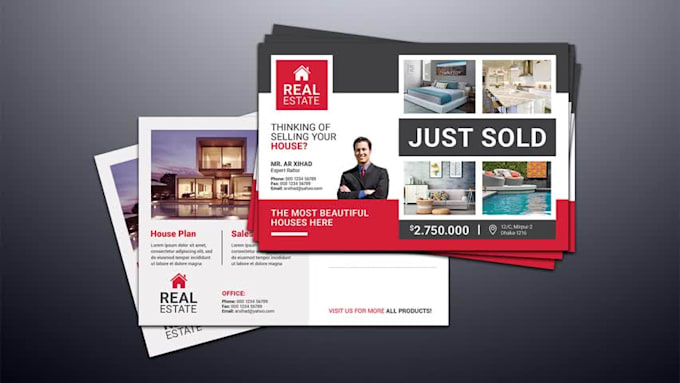 design eddm post card, flyer, rack card in 6hrs