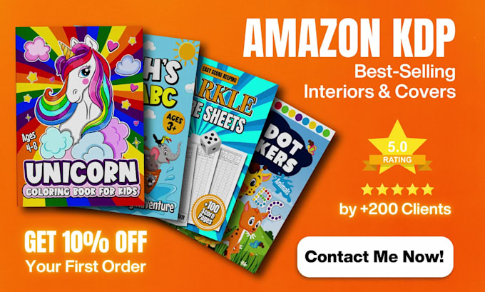 design bestselling kdp low content book interior and cover for amazon kdp