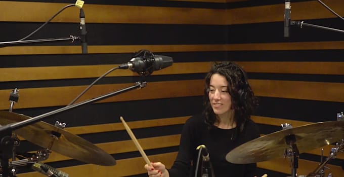 be your professional drummer for acoustic drum recording