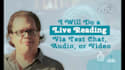 do a live psychic reading via text chat, audio, or video