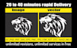vectorize anything  logo or image