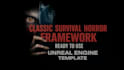 provide a complete classic survival horror game framework