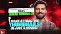design attractive gaming thumbnail in 4 hours