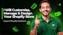 be your shopify virtual assistant and expert