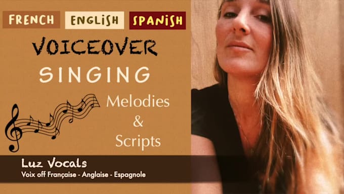 be your professional female singer or vocalist