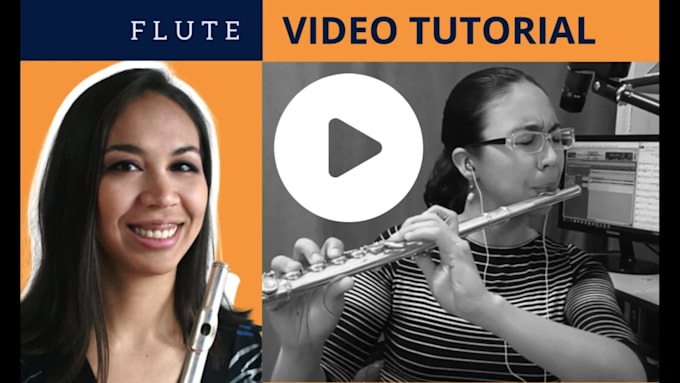 create a custom flute tutorial video for any song