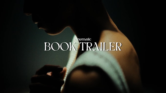 create awesome cinematic book trailer promo for you