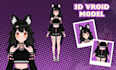 create 3d character models for vtuber, anime, 3d rigging, vroid or vrchat