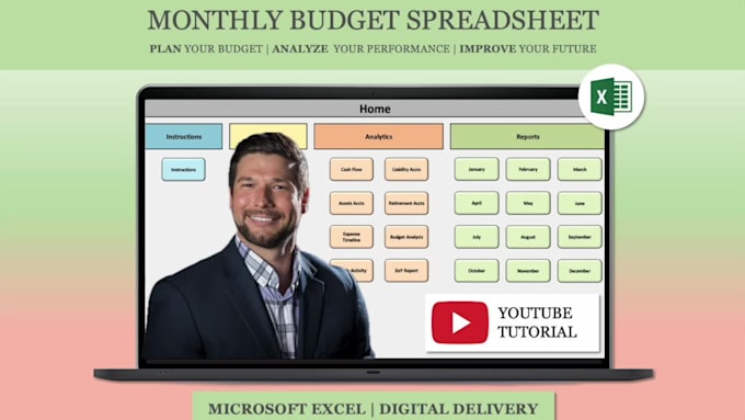 send a budget planner tracker excel spreadsheet template