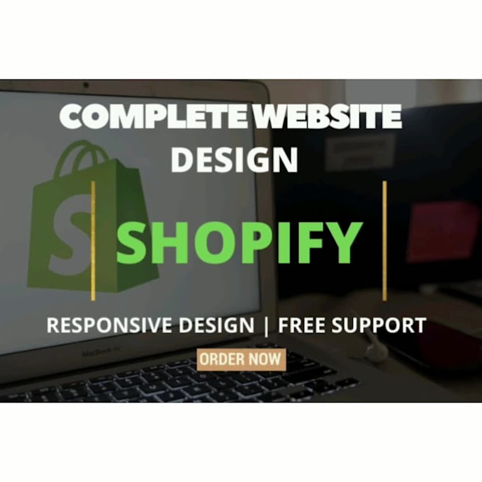 design shopify website or shopify dropshipping store