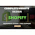 design shopify website or shopify dropshipping store