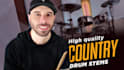 professionally record country drums for your songs