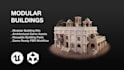create modular buildings and architectural game assets