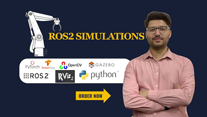 do robotic simulations using ros , drones, manipulator, ugvs