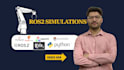 do robotic simulations using ros , drones, manipulator, ugvs