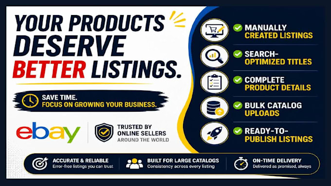 create and optimize ebay product listings for your store