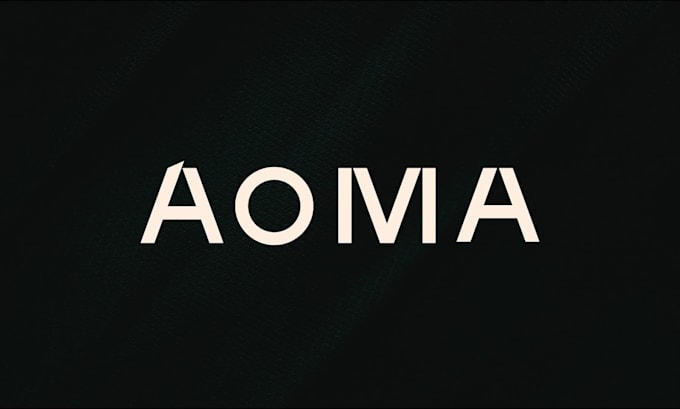 design a custom wordmark logo with distinctive typography