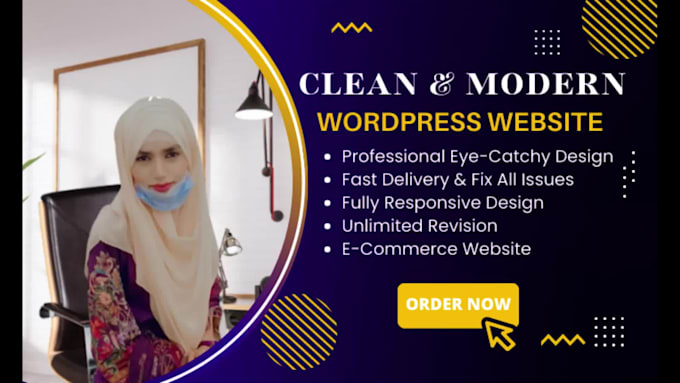 develop full perfect clean wordpress website modern design