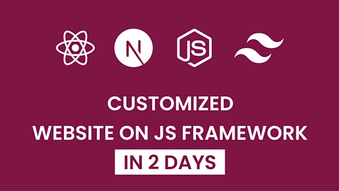 make a web application for you with react js or next js