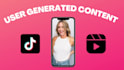 create user generated content for social media
