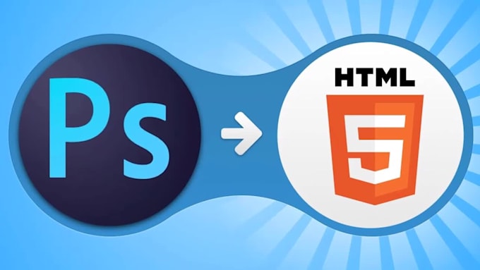 convert  psd to html5