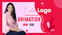 do a unique custom logo animation
