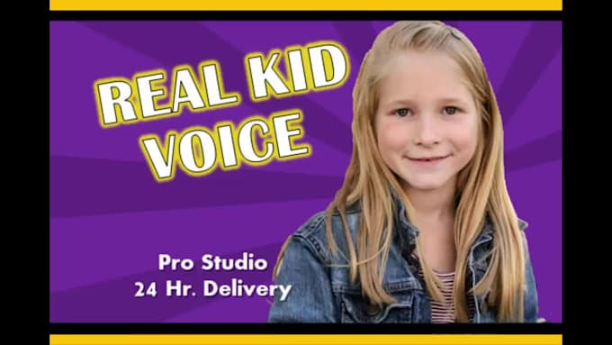 record a professional, american girl kid voice over