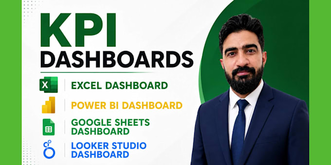 create KPI dashboard using excel, power bi and google sheets