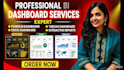 build customized power bi, google sheets, excel, and tableau dashboards