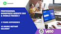 build wordpress website seo and mobile friendly in 15 hours