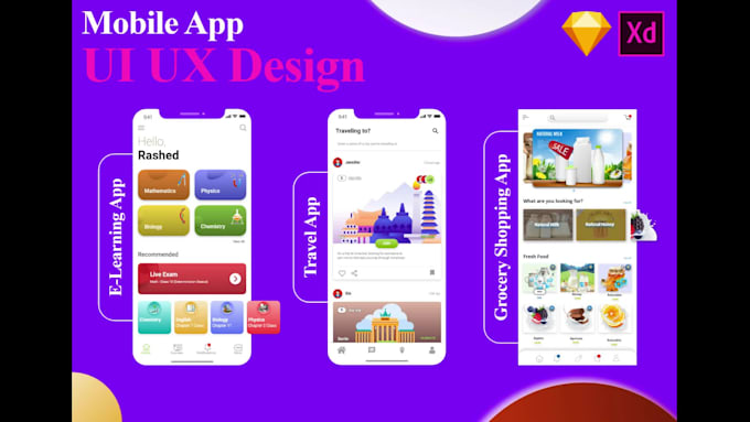 Design creative modern mobile app ui ux for android or ios by Artist ...