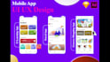 design creative modern mobile app ui ux for android or IOS
