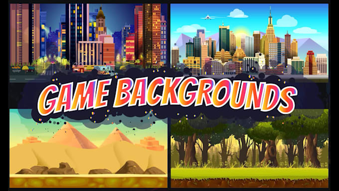 draw trendy game backgrounds