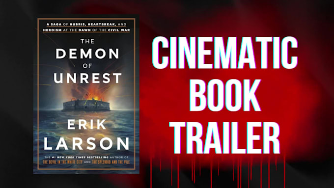 create cinematic book trailer, book teaser, book trailer, cinematic book video