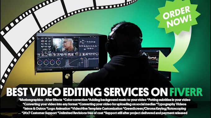 do professional video editing for you