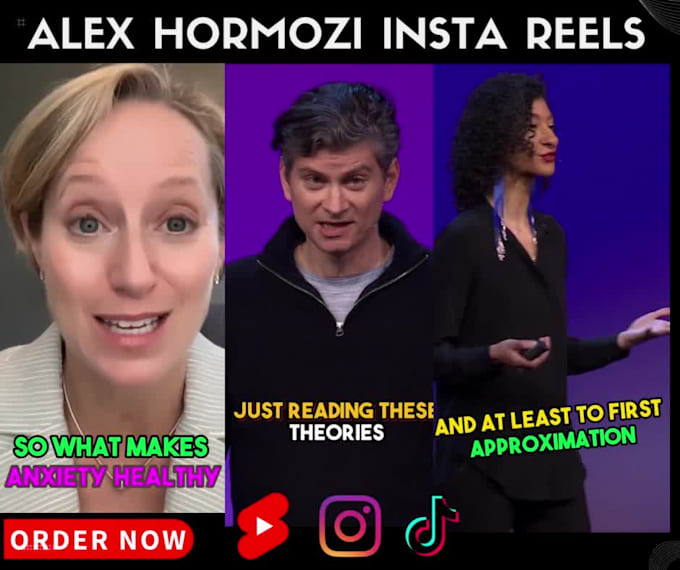 edit instagram reels with alex hormozi, youtube shorts and tiktok videos