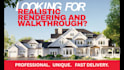 do realistic exterior design , 3d rendering and walkthrough animation