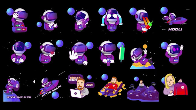 create eye catching animated stickers for any chat platform