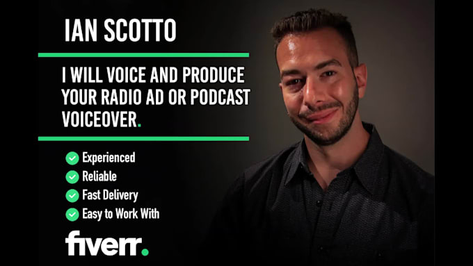 voice and produce your radio ad or podcast voiceover