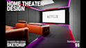 design your home theater design cinema or theatre room in 3d