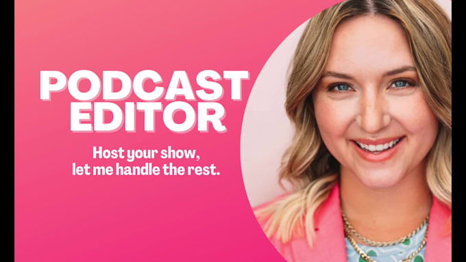 be your professional podcast audio editor for spotify, patreon, apple podcast
