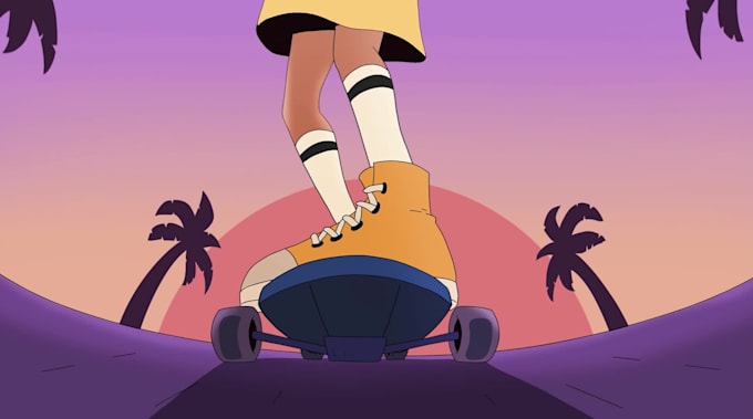 create smooth lofi loop animation animated gif