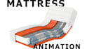 create animation of mattress in section