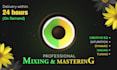do top class audio mixing and mastering in 24 hour